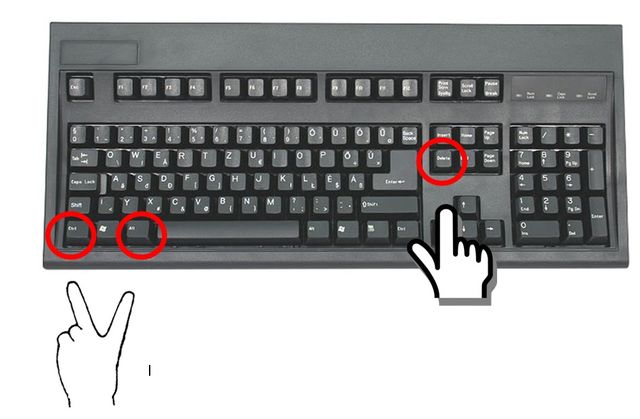 Завис компьютер - какие клавиши нажать на клавиатуре, как перезагрузить или выключить