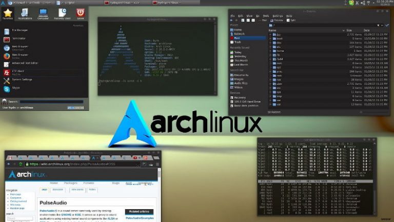 Создание и настройка web сервера arch linux